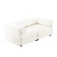 Élégant canapé 2 places en chenille avec siège de rangement, dossier cylindrique et accoudoirs, causeuse moderne en tissu avec espace de rangement caché-1445215468-1445215470-1445215464