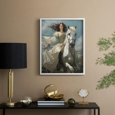 WOMEN Series CMXLIX  -Premium Framed Print -Ready to Hang - No Nails Required