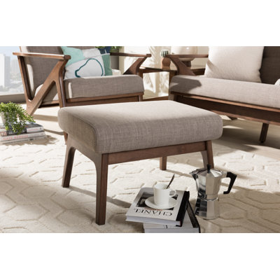 57.51cm Wide Rectangle Solid Colour Standard Ottoman