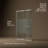 Elate Tall Sliding Shower Door, 75-1/2-In H X 56-1/4 - 59-5/8-In W, With Heavy 5/16-In Thick Crystal Clear Glass With Privacy Band-55870999