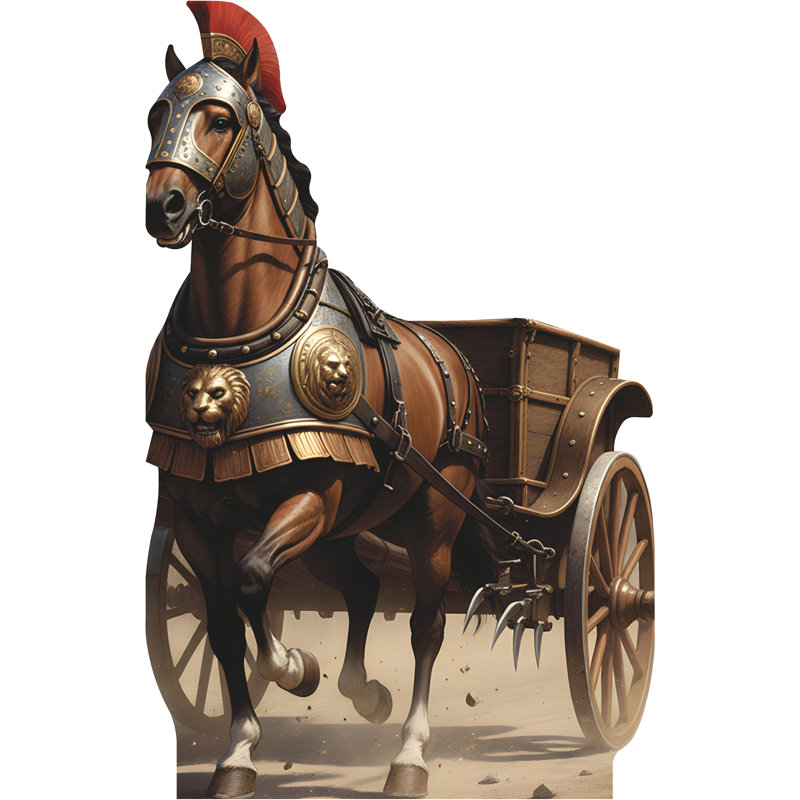 SS11351 Roman Armoured Horse