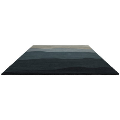 Sedimentary Handmade Wool Abstract Area Rug