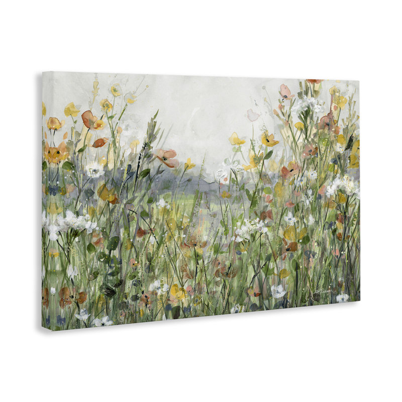Art mural sur toile Quiet Natural Meadow par Carol Robinson, H 24 po x l 36 po