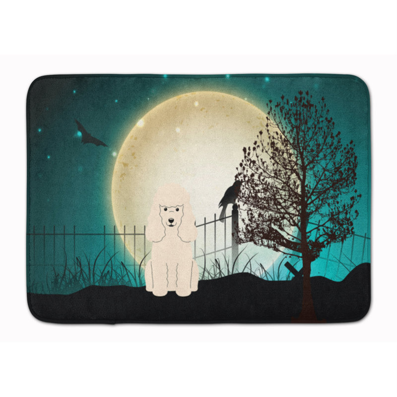 Tapis de bain Dobb Halloween, Blanc