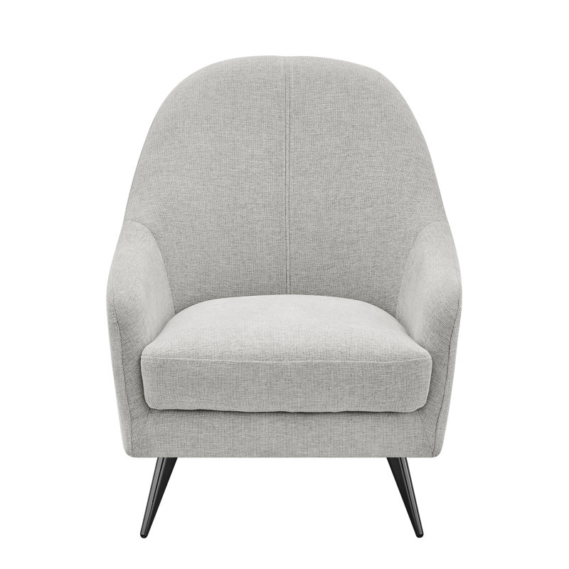 Akber Upholstered Armchair, Taupe