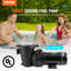 Pompe de piscine hors-terre VEVOR, 1HP, 80 GPM Max. Pompe de piscine à débit unique Flow