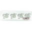 Rond de serviette en bronze bronze, ensemble de 4-87470913