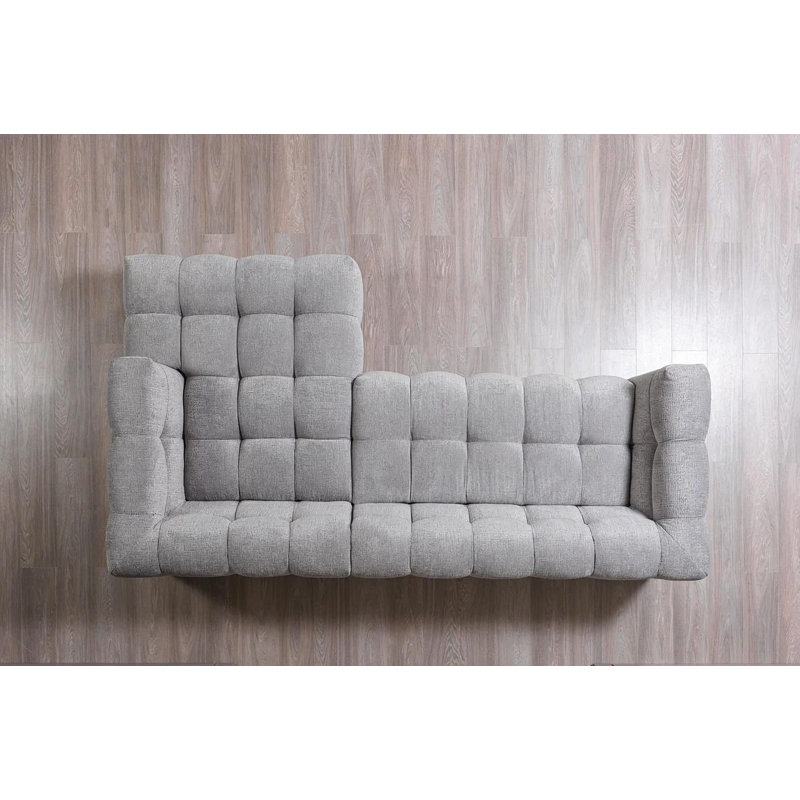 Canapé modulaire Ivon Boucle RAF, Boucle gris