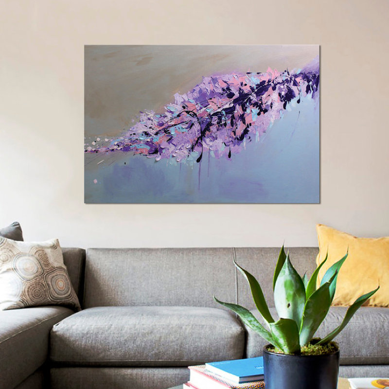 «The Leaf», reproduction sur toile, H 12 po x l 18 po x P 1,5 po, Pas de tapis, Toile tendue