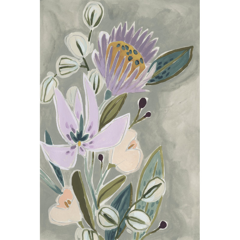 Spring Lilac II by June Erica Vess - Wrapped Canvas Painting, 91cm H x 61cm W