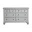 Commode 6 tiroirs Glendale blanc pur
