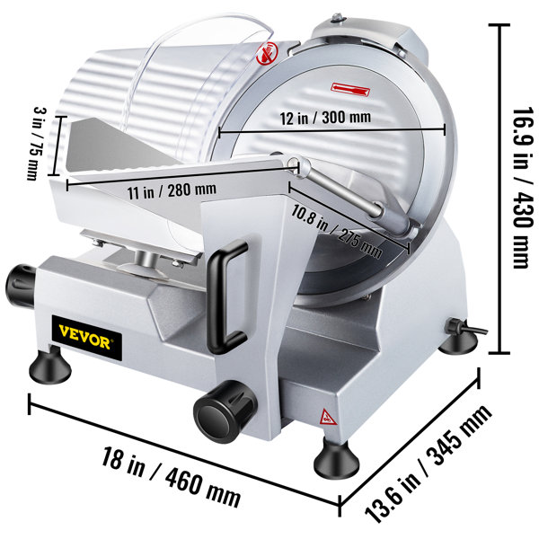 Ktaxon Stainless Steel Electric Meat Slicer & Reviews