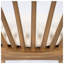Ensemble de 2 chaises de salle à manger d'extérieur en bois d'acacia avec finition en teck et coussins