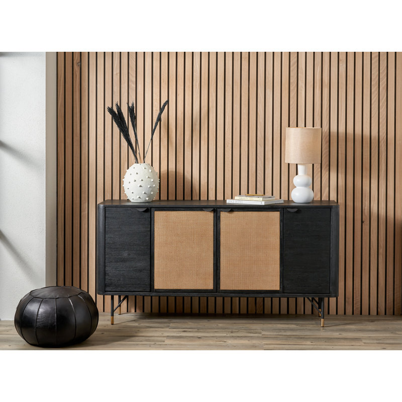 Caylin 160cm Solid Wood Sideboard