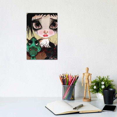 Fairies & Dragons II by Dottie Gleason - Wrapped Canvas Painting