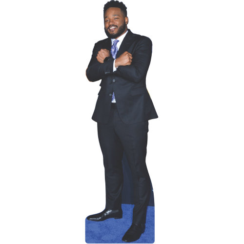 SC2602 Ryan Coogler - Tapis debout découpé en carton bleu