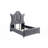 1Pc  Panel Bed Tufted Headboard Luxurious Upholstery Bed(Only Bed)-515202216