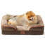 Lit orthopédique pour chien, canapé-lit lavable imperméable avec housse amovible, base antidérapante pour chiens de grande et moyenne taille-113294262-113294268