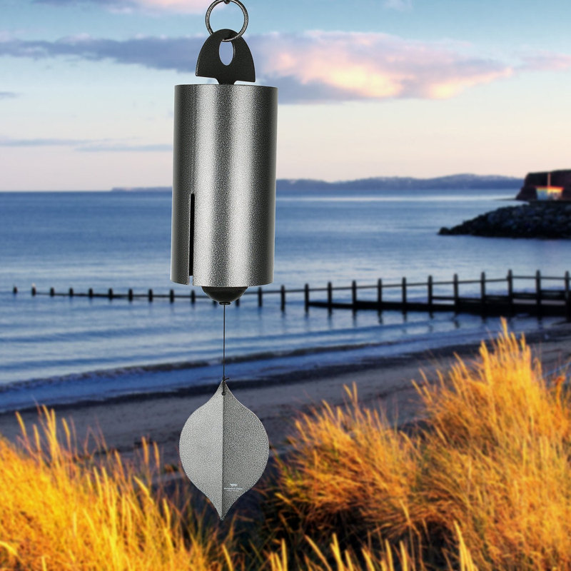 Carillon Heroic Windbell ™, H 40 po x l 6 po x P 6 po, Argent antique