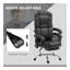 Fauteuil de massage à 6 pointes vibrantes, fauteuil d'ordinateur inclinable chauffant en cuir de polyuréthane à hauteur réglable, repose-pieds-362763353