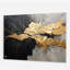 Noir et or abstrait méditation I - peinture abstraite acrylique, art mural-2115763771