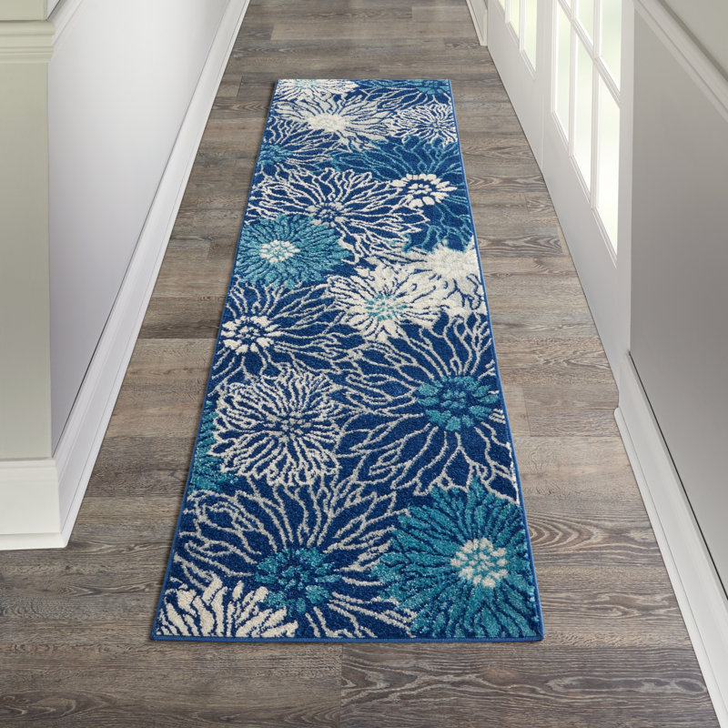 Rhudine Floral Indoor Rug, Runner 1'10" x 6'