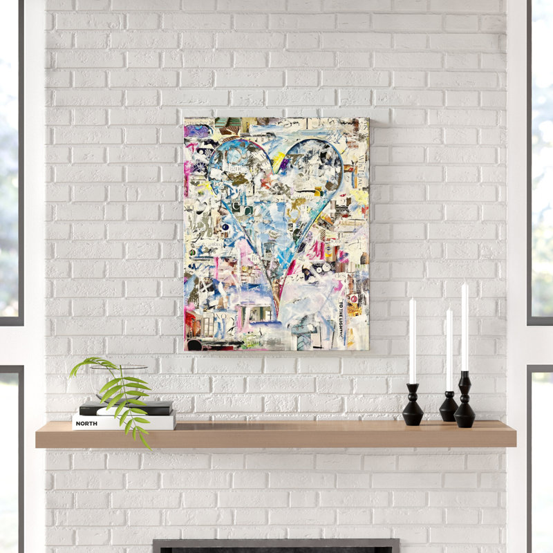 Aidé Céline par Salvatore Principe - peinture sur toile tendue, H 30 po x l 24 po x P 1,5 po
