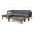 Dark Gray Cushion/Brown Frame est en rupture de stock