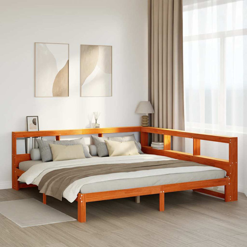 Solid Wood Storage Bed, Super King (6')