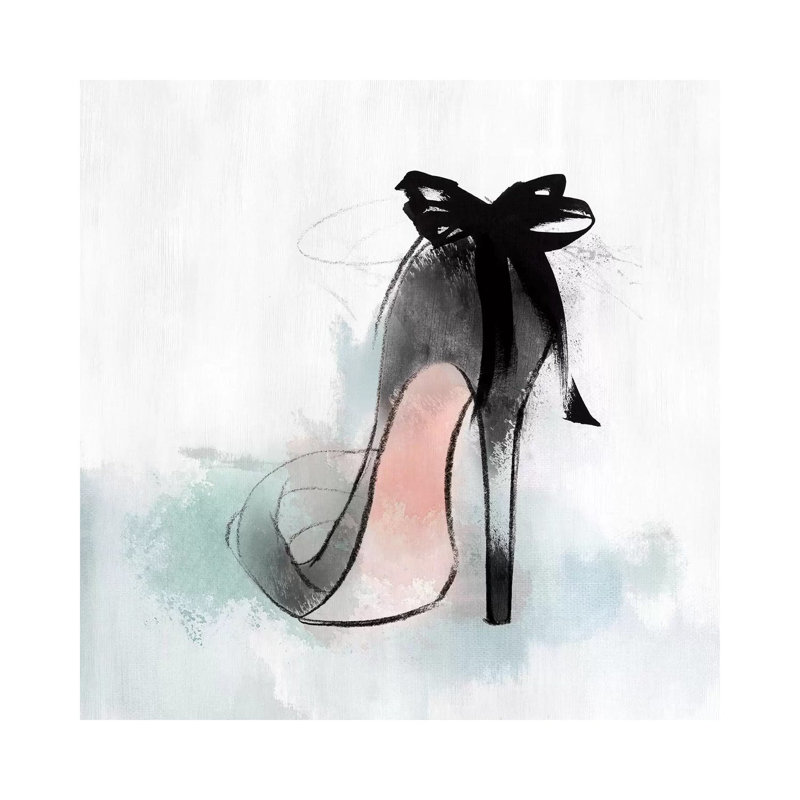 Ribbon Heel by Isabelle Z - Print on Canvas, 30.48 cm H x 30.48 cm W, Wrapped Canvas