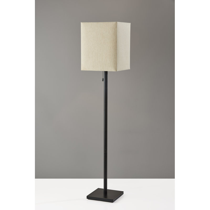 Lampe sur pied 61 po Estelle, Brun pâle, Bronze antique