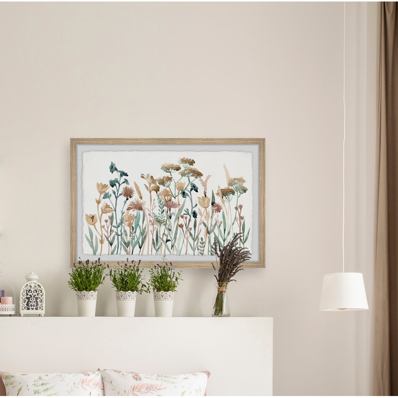 Nice Flowers - Single Picture Frame Painting, 61cm H x 91cm W x 3.81cm D