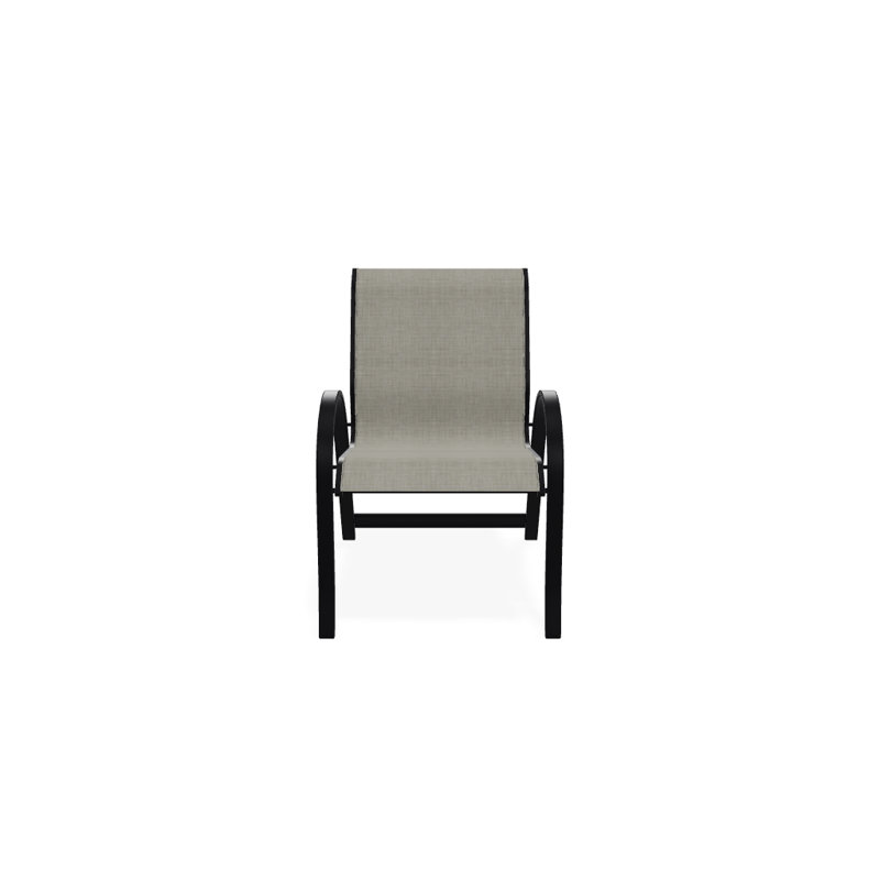 Aruba 1 Outdoor Dining Armchair, Black