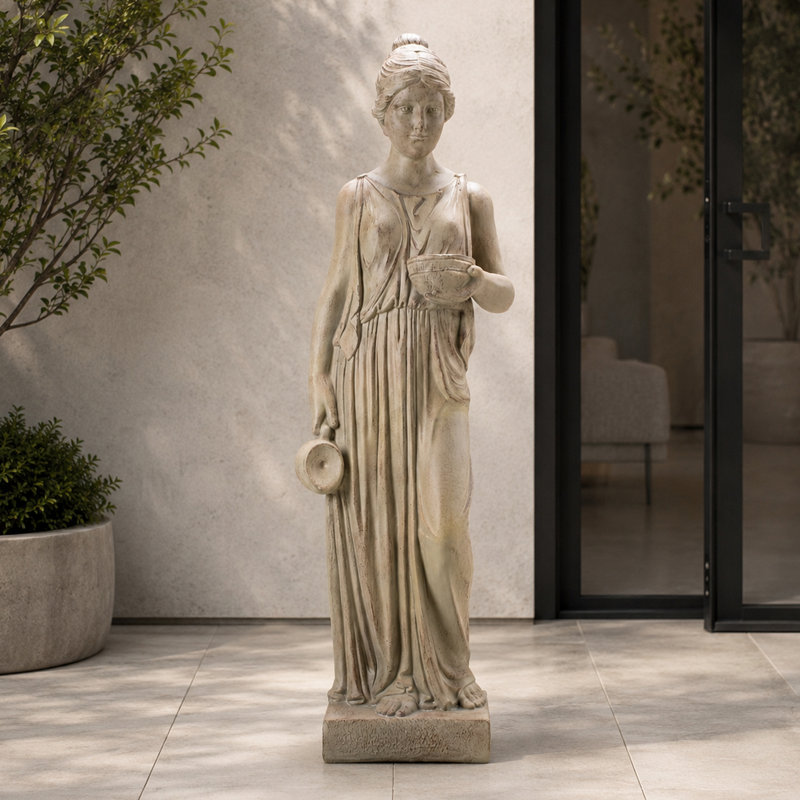Statue de jardin romaine d'extérieur
