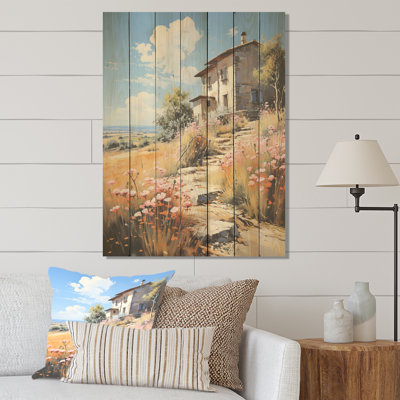 Sommet Cottage dans les Alpes françaises II - paysage sur bois