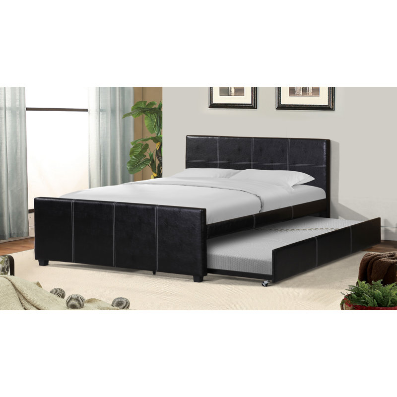 Alyssea Platform Standard Bed with Trundle, Full