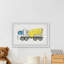 «Geraldine Concrete Mixer Truck», reproduction encadrée-1077604665