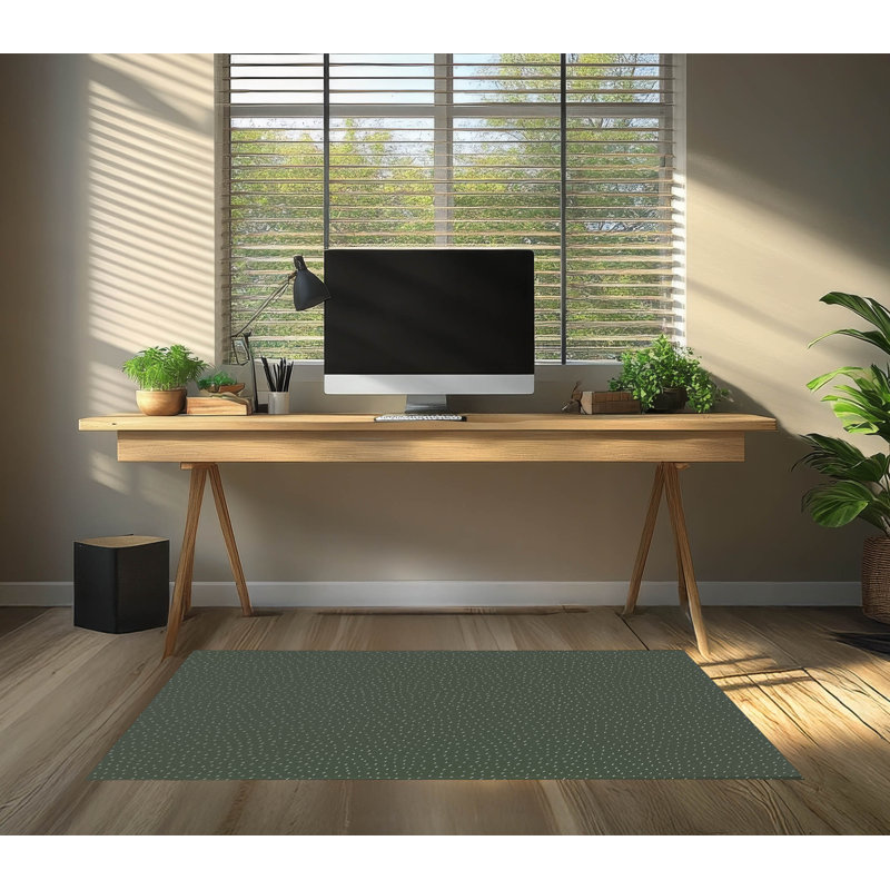 Tapis de bureau Paulie, L 7 pi x L 5 pi, Chimichurri