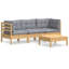 Jayden-Joseph Solid Wood 3 - Person Seating Group with Cushions-1272651314-1251403262