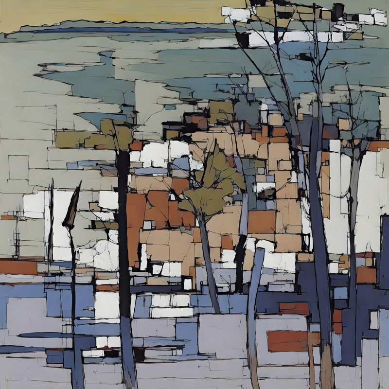 Day At The Park, 54" H x 54" W