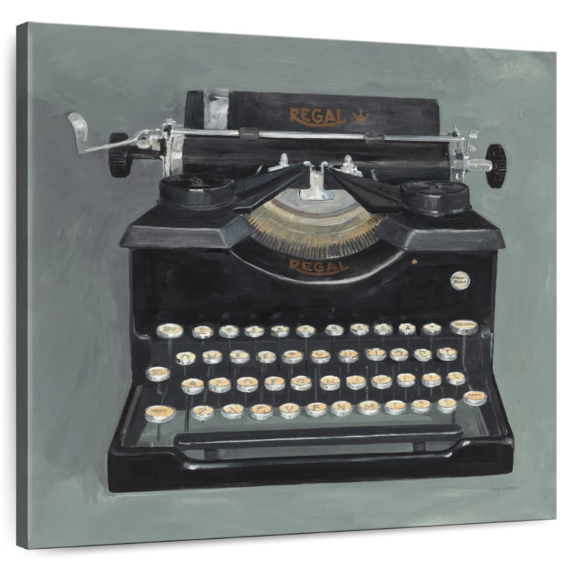 Machine à écrire classique Kerner, H 16 po x l 16 po
