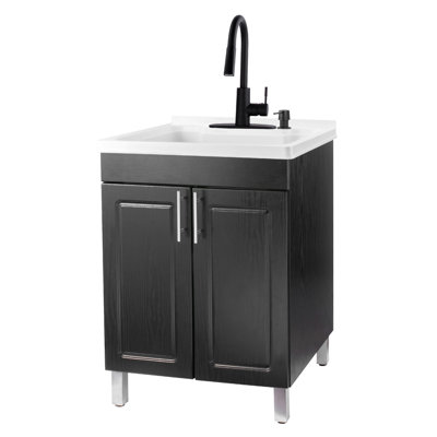 Hameeda 25" W Single Laundry Room Vanity Set