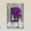 Tree In Front Of Window Purple Pop Color Pop - Print on Canvas-69435235-101412503