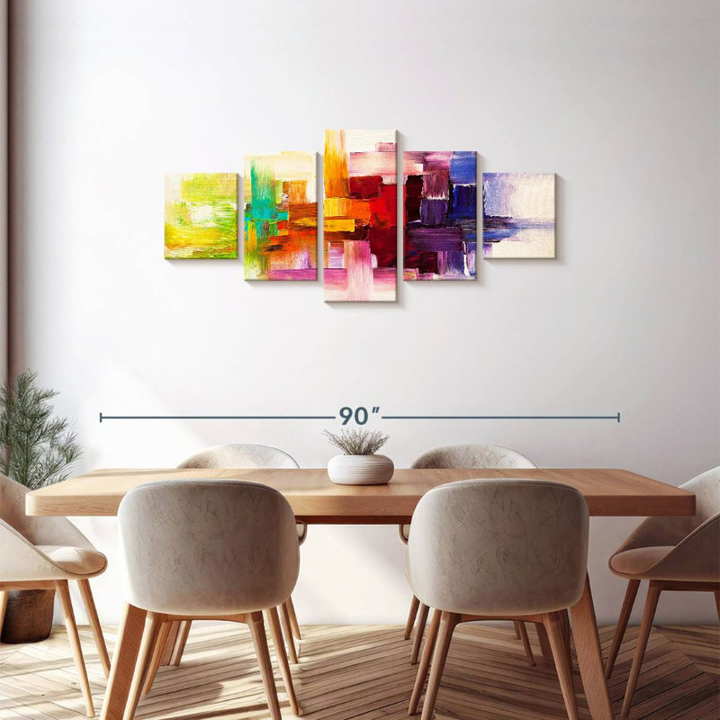 Visual Thoughts I, 30" H x 68" W