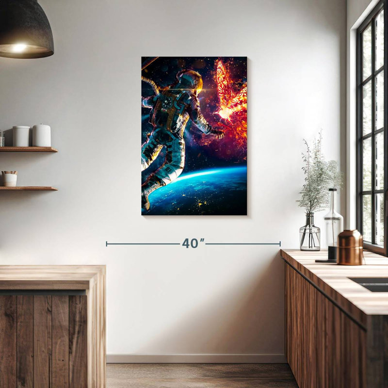 Kelan Astronaut Walk Fantasy, 36" H x 24" W