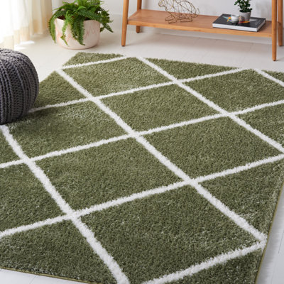 Tahoe Shag Performance Geometric Rug