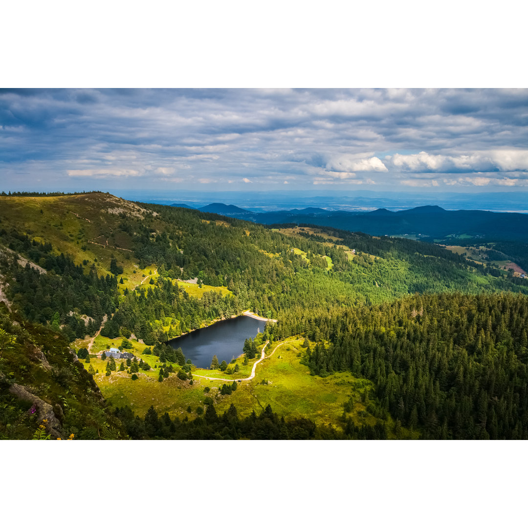 Leinwandbild View Over Beautiful Valley Zillertal