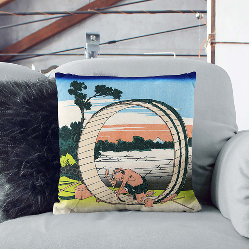 Square Throw Cushion, 55cm H x 55cm W x 20cm D