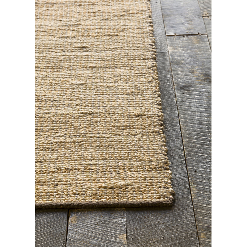 Zola Hand Loomed Area Rug in Tan, Rectangle 7'9" x 10'6"