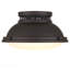 Plafonnier encastré 2 lumières 14 po Bronze foncé-1475741657-1475741223